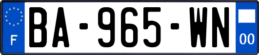 BA-965-WN