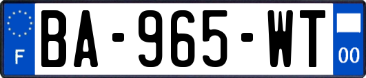 BA-965-WT