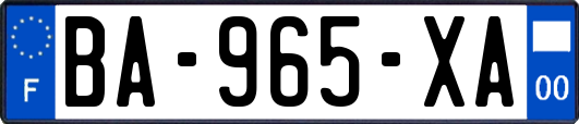 BA-965-XA