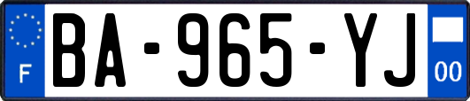 BA-965-YJ