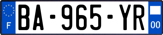 BA-965-YR