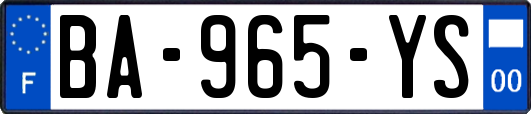 BA-965-YS