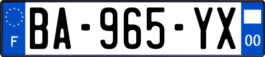 BA-965-YX