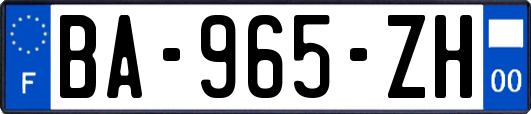 BA-965-ZH