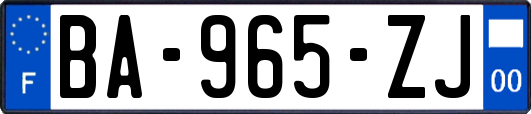 BA-965-ZJ