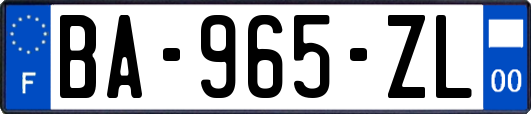 BA-965-ZL