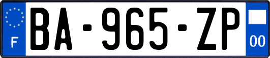 BA-965-ZP