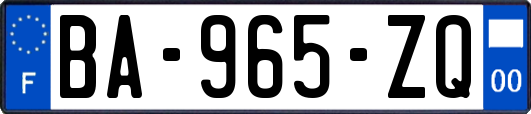 BA-965-ZQ