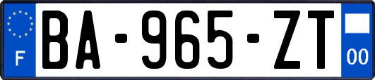 BA-965-ZT