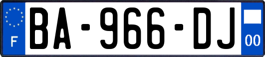 BA-966-DJ