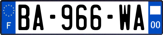 BA-966-WA