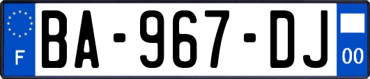 BA-967-DJ