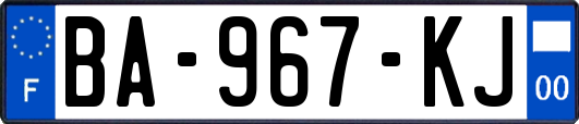 BA-967-KJ