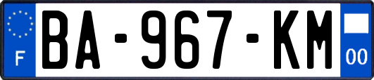 BA-967-KM