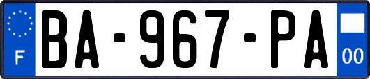 BA-967-PA
