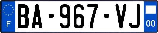 BA-967-VJ