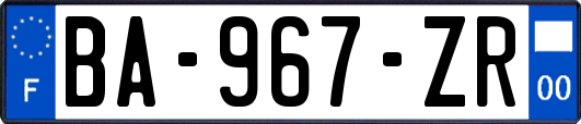 BA-967-ZR