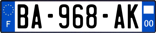 BA-968-AK