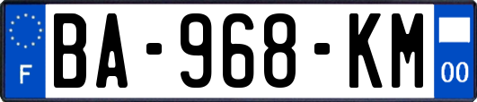 BA-968-KM