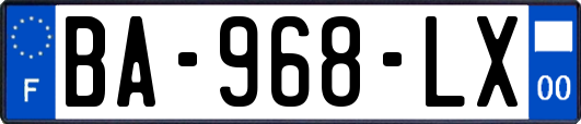 BA-968-LX