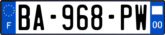 BA-968-PW