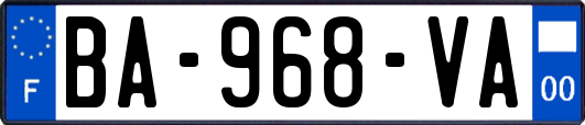 BA-968-VA
