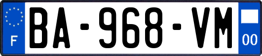 BA-968-VM