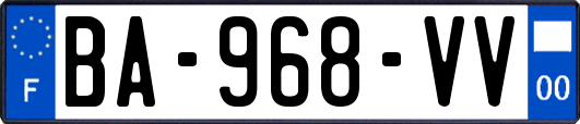 BA-968-VV