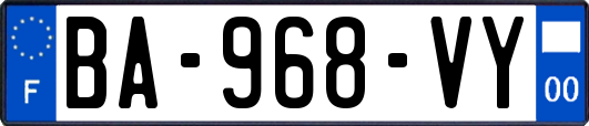 BA-968-VY