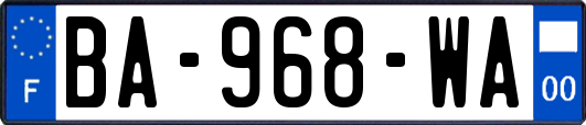 BA-968-WA