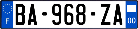 BA-968-ZA