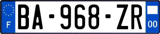 BA-968-ZR