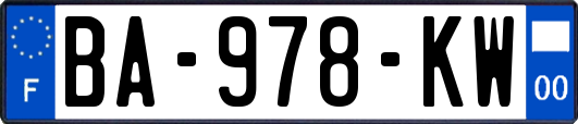 BA-978-KW