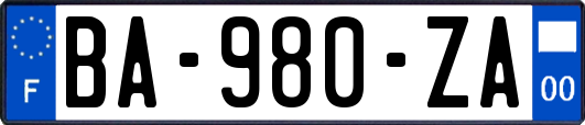 BA-980-ZA