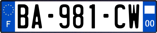 BA-981-CW
