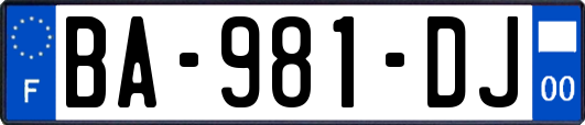 BA-981-DJ