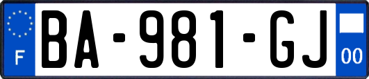 BA-981-GJ