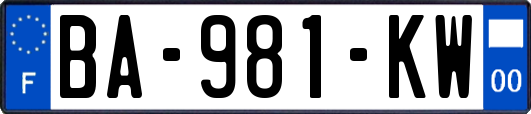 BA-981-KW