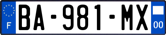 BA-981-MX