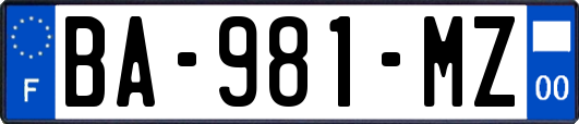 BA-981-MZ