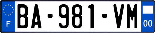 BA-981-VM