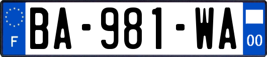 BA-981-WA
