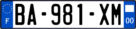 BA-981-XM