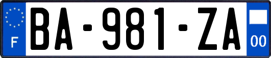 BA-981-ZA