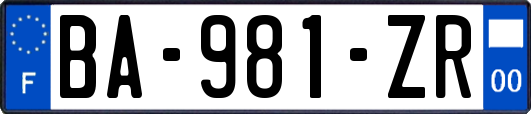 BA-981-ZR