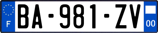 BA-981-ZV