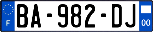 BA-982-DJ