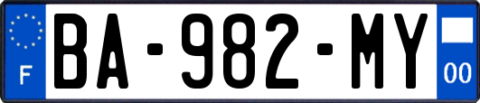 BA-982-MY