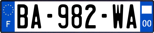 BA-982-WA