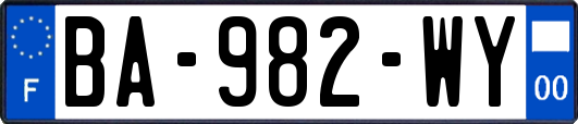 BA-982-WY